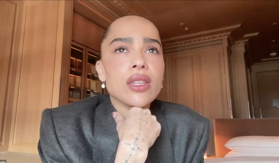Zoe Kravitz Discussing Her Directorial Debut